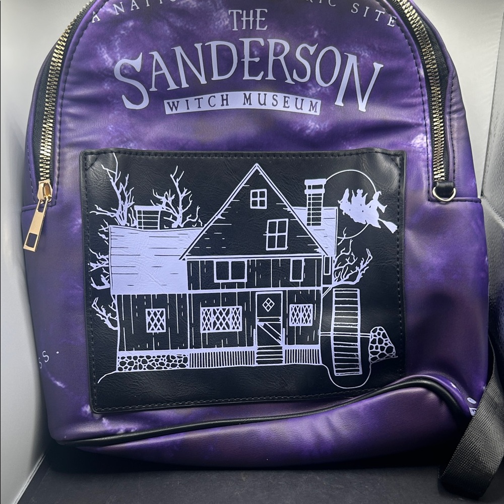 Bioworld X DISNEY Hocus Pocus The Sanderson Witch Museum Purple mini Backpack